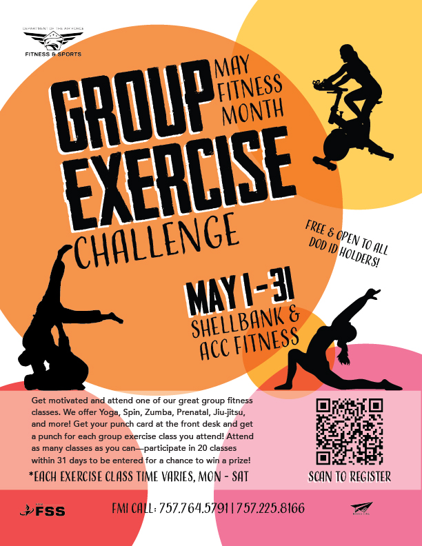 Group Exercise Challenge Flyer